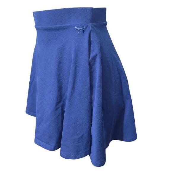 VICTORIA’S SECRET PINK BLUE‎ SKATER SKIRT SMALL - Picture 1 of 8